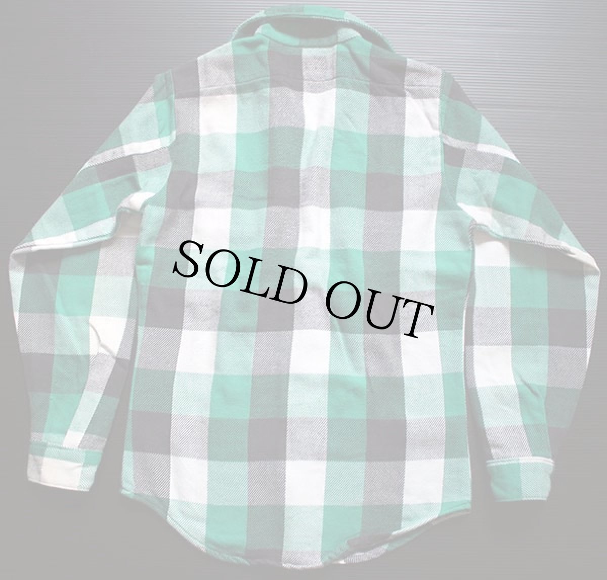 画像2: 70s USA製 BIG MIKEビッグマイク チェック コットン フランネルシャツ S (2)