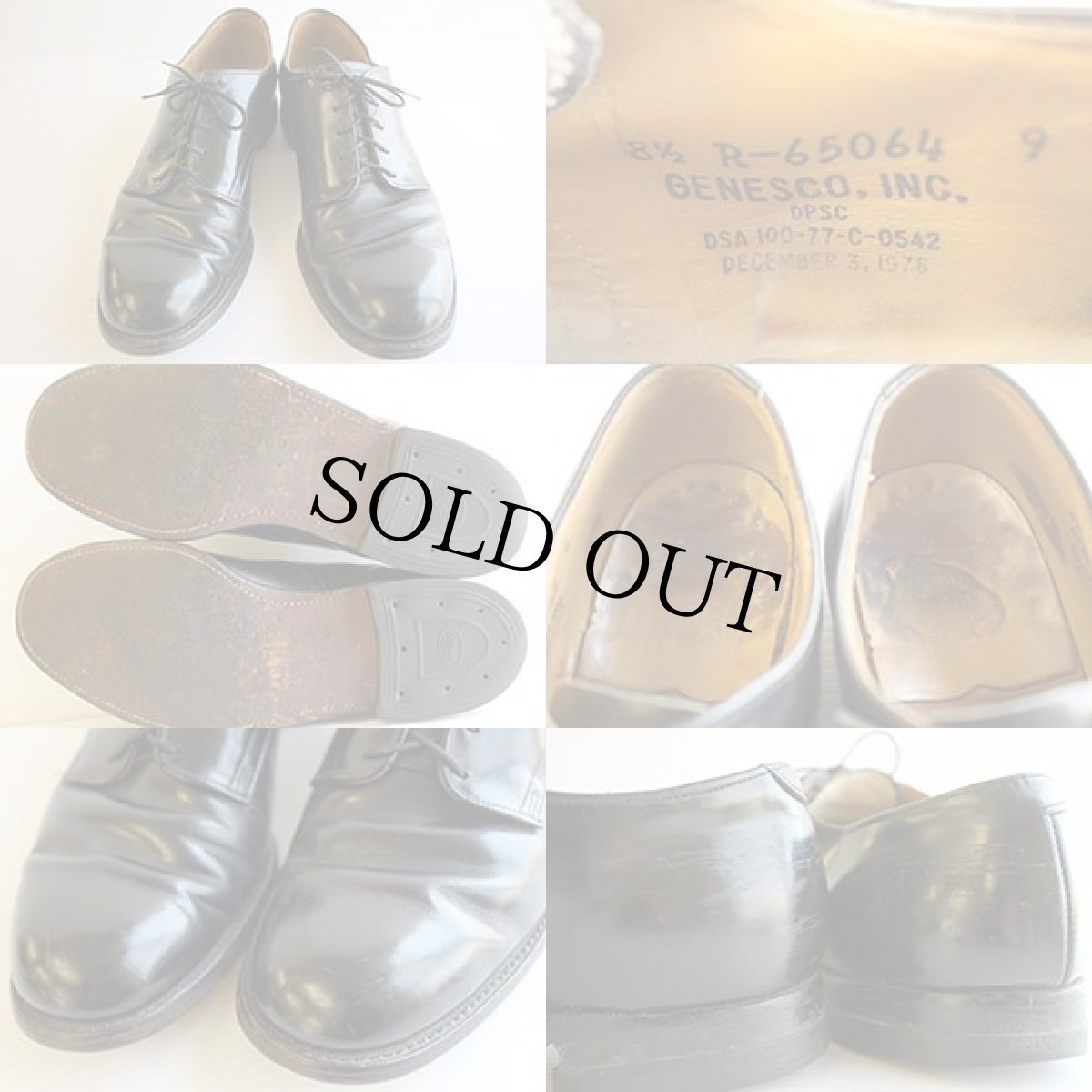 画像3: 70s 米軍 サービスシューズ 8.5R (3)