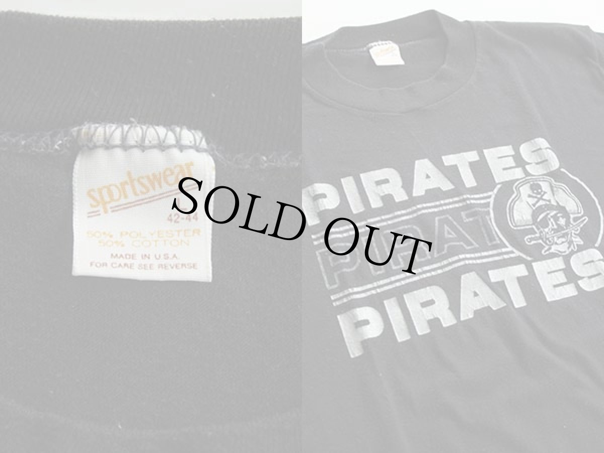 画像3: 80s USA製 PIRATES Tシャツ 黒  (3)