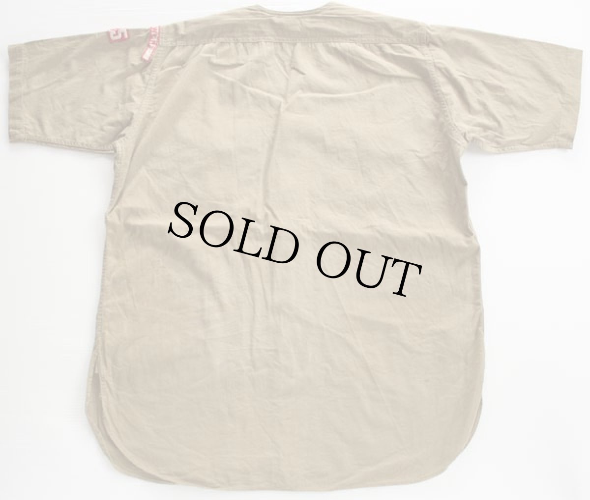 画像2: 30s BSA ボーイスカウト SWEET-ORR チェンジボタン ノーカラー 半袖 コットンシャツ 15 (2)