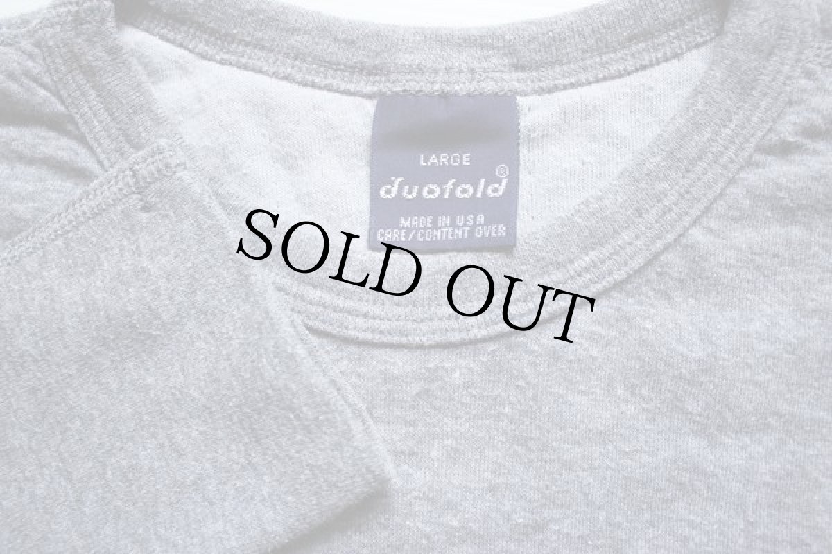 画像3: 90s USA製 duofold 2レイヤーアンダーシャツ グレー L (3)