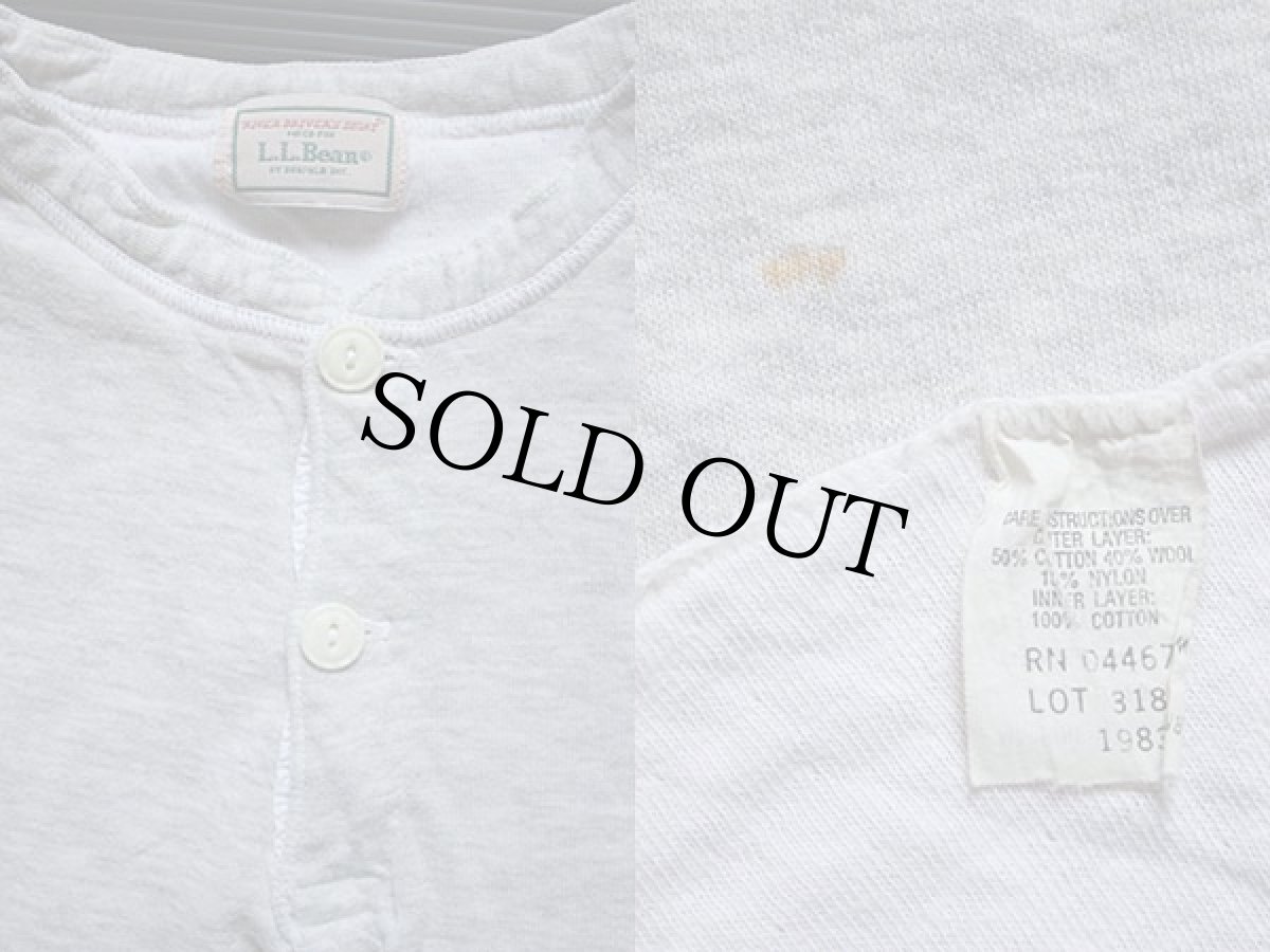 画像3: 80s L.L.Bean×duofold ヘンリーネック 2レイヤー アンダーシャツ (3)