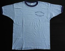 画像2: 70s USA製 Championチャンピオン リンガーTシャツ 杢ブルー (2)