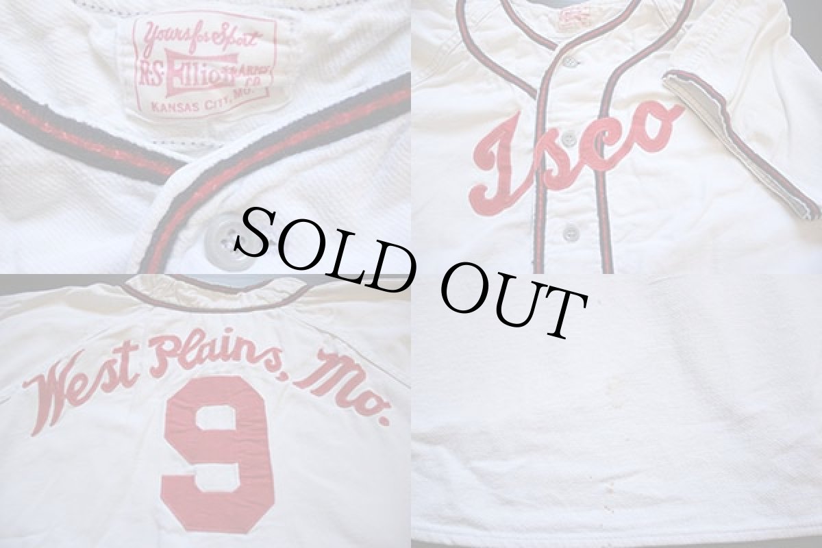 画像3: 50s Elliott ARMS ベースボールシャツ 白 (3)