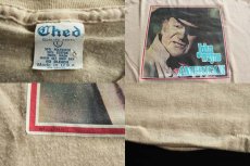 画像3: 70s USA製 JOHN WAYNEジョンウエイン フォトプリント Tシャツ ベージュ L★転写 (3)