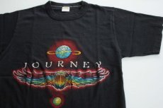 画像1: 80s USA製 JOURNEYジャーニー Tシャツ 黒 (1)