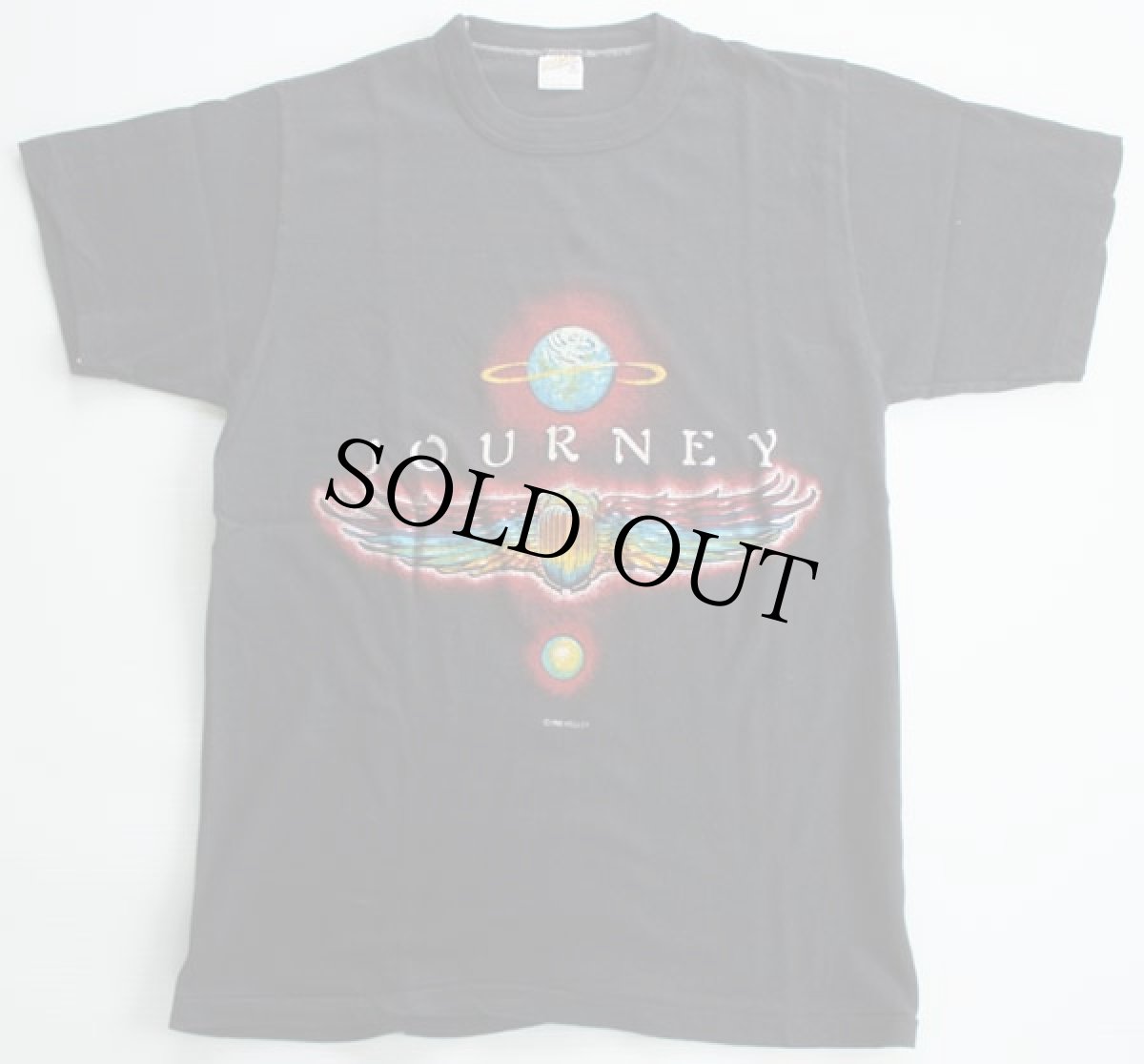 画像2: 80s USA製 JOURNEYジャーニー Tシャツ 黒 (2)