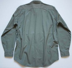 画像2: 90s patagoniaパタゴニア コットンシャツ グリーングレー M (2)