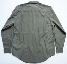 画像2: 80s BANANA REPUBLICバナナリパブリック コットンシャツ モスグリーン (2)