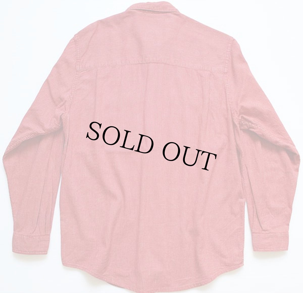 画像2: 80s USA製 BANANA REPUBLICバナナリパブリック ピンドットストライプ コットンシャツ 赤 (2)