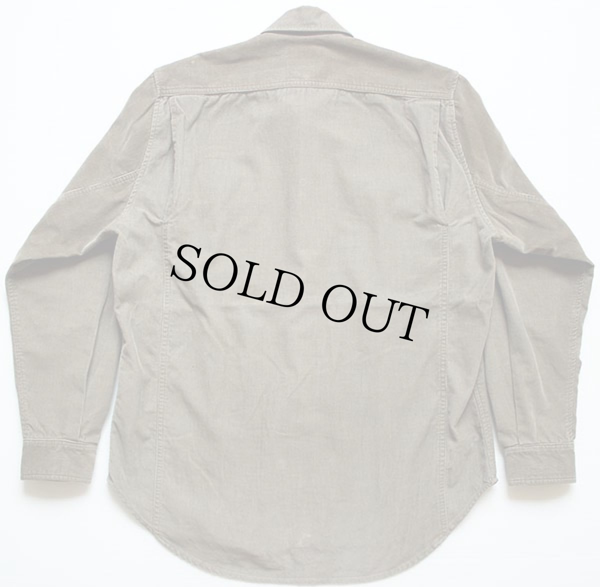 画像2: 80s BANANA REPUBLICバナナリパブリック エルボーパッチ付き コーデュロイシャツ M (2)