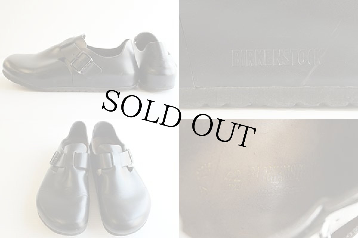 画像2: ドイツ製 ビルケンシュトック ロンドン レザー 黒 42/27cm (2)