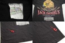 画像3: 90s USA製 JACK DANIEL'S ジャックダニエル コットンTシャツ 黒 L (3)