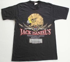 画像2: 90s USA製 JACK DANIEL'S ジャックダニエル コットンTシャツ 黒 L (2)