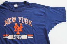 画像1: 80s USA製 Championチャンピオン MLB NEW YORK METS Tシャツ XL (1)