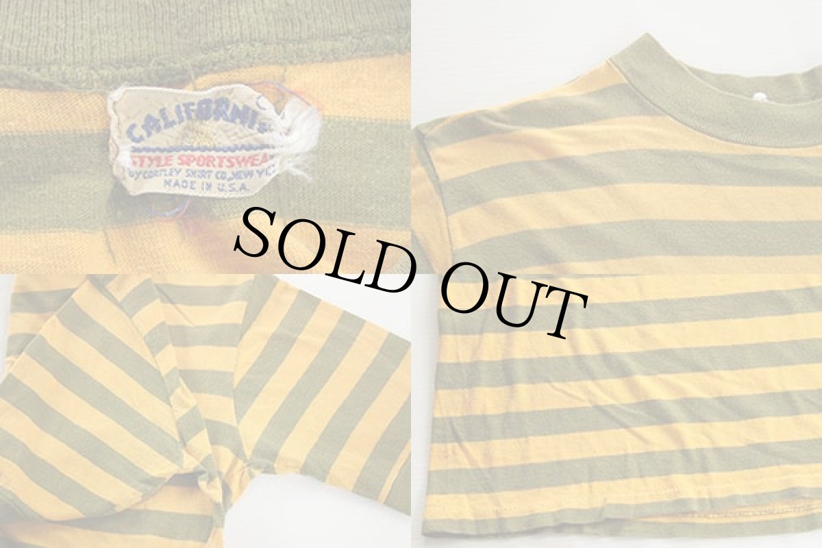 画像3: 60s CALIFORNIA 太ボーダー Tシャツ (3)