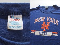 画像3: 80s USA製 Championチャンピオン MLB NEW YORK METS Tシャツ XL (3)