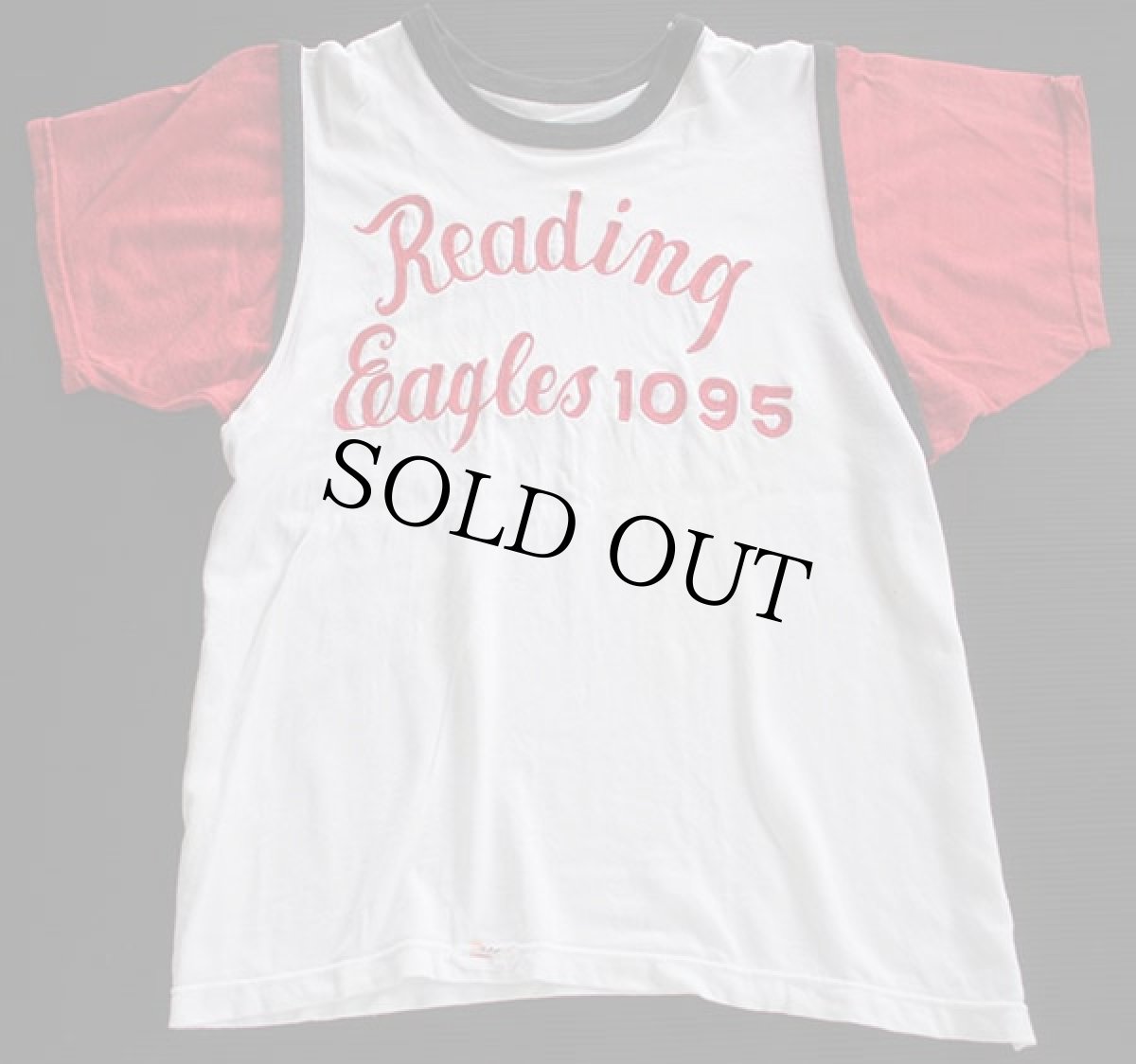 画像2: 60's チェーン刺繍 ナイロン Tシャツ L (2)