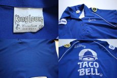 画像3: 70s King Louieキングルイ TACO BELL タコベル チェーン刺繍 ボウリングシャツ 38 (3)