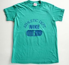 画像2: 90's USA製 NIKEナイキ プリントTシャツ 緑S (2)