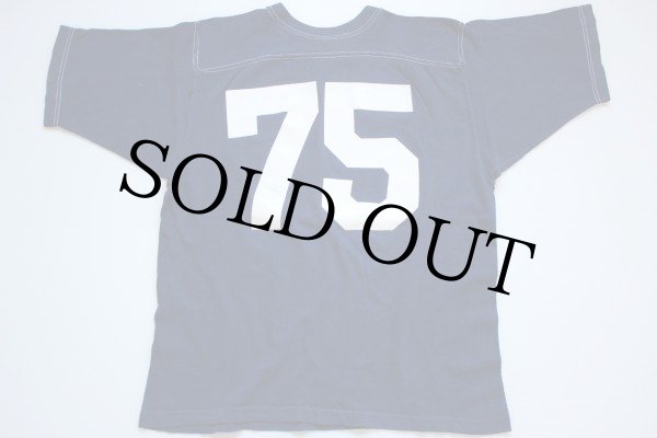 70s USA製 Championチャンピオン 75 ナンバリング フットボールT