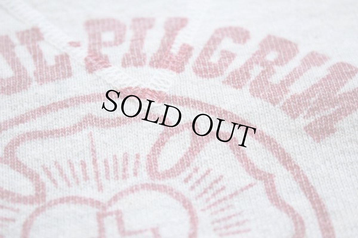 画像5: 50s RUSSELLラッセル 染み込みプリント 前V スウェット グレー (5)