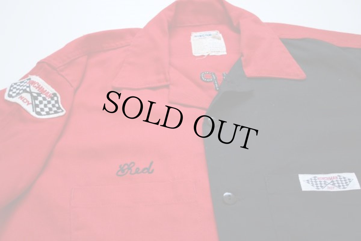 画像3: 60s HINCHMANチェーン刺繍 レーシングシャツ 16.5 (3)