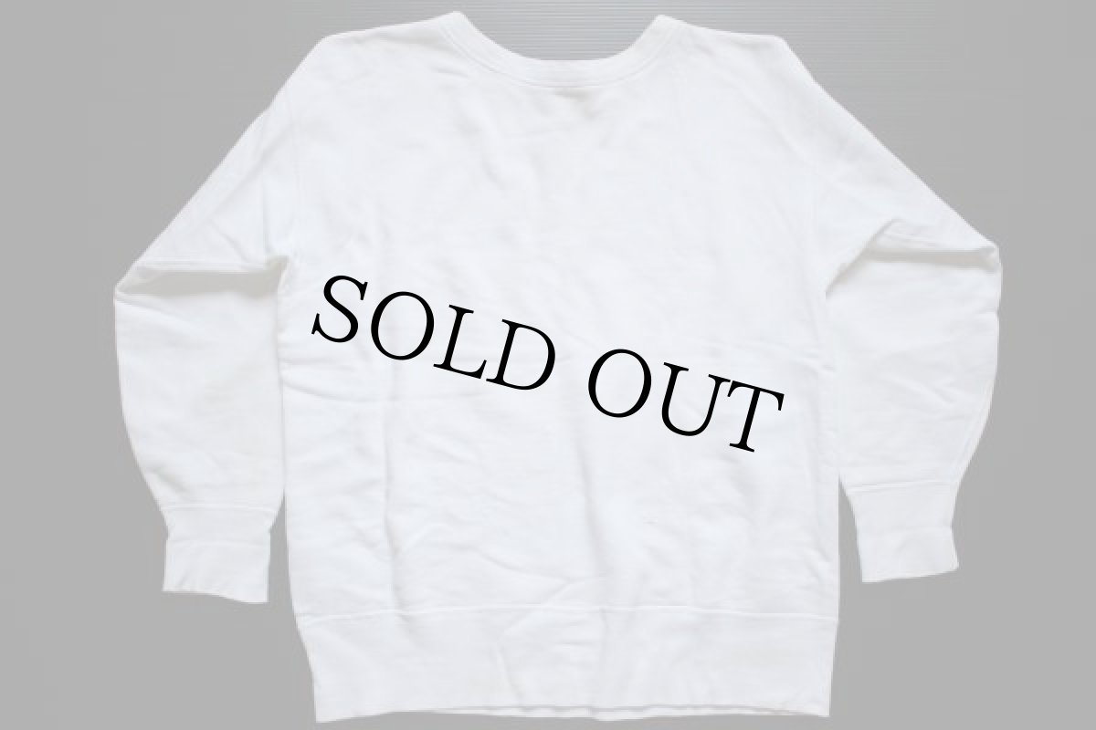 画像2: 60s CHAMPIONチャンピオン ランタグ コットン スウェット 白 L (2)