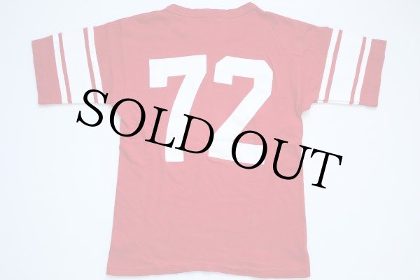 70s ナンバリング Tシャツ フットボール Tシャツ レッド 00 70s ナンバリング Tシャツ フットボール Tシャツ レッド 00 楽天