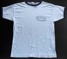 画像2: 70s USA製 Championチャンピオン MTSU リンガーTシャツ 杢ブルー L (2)