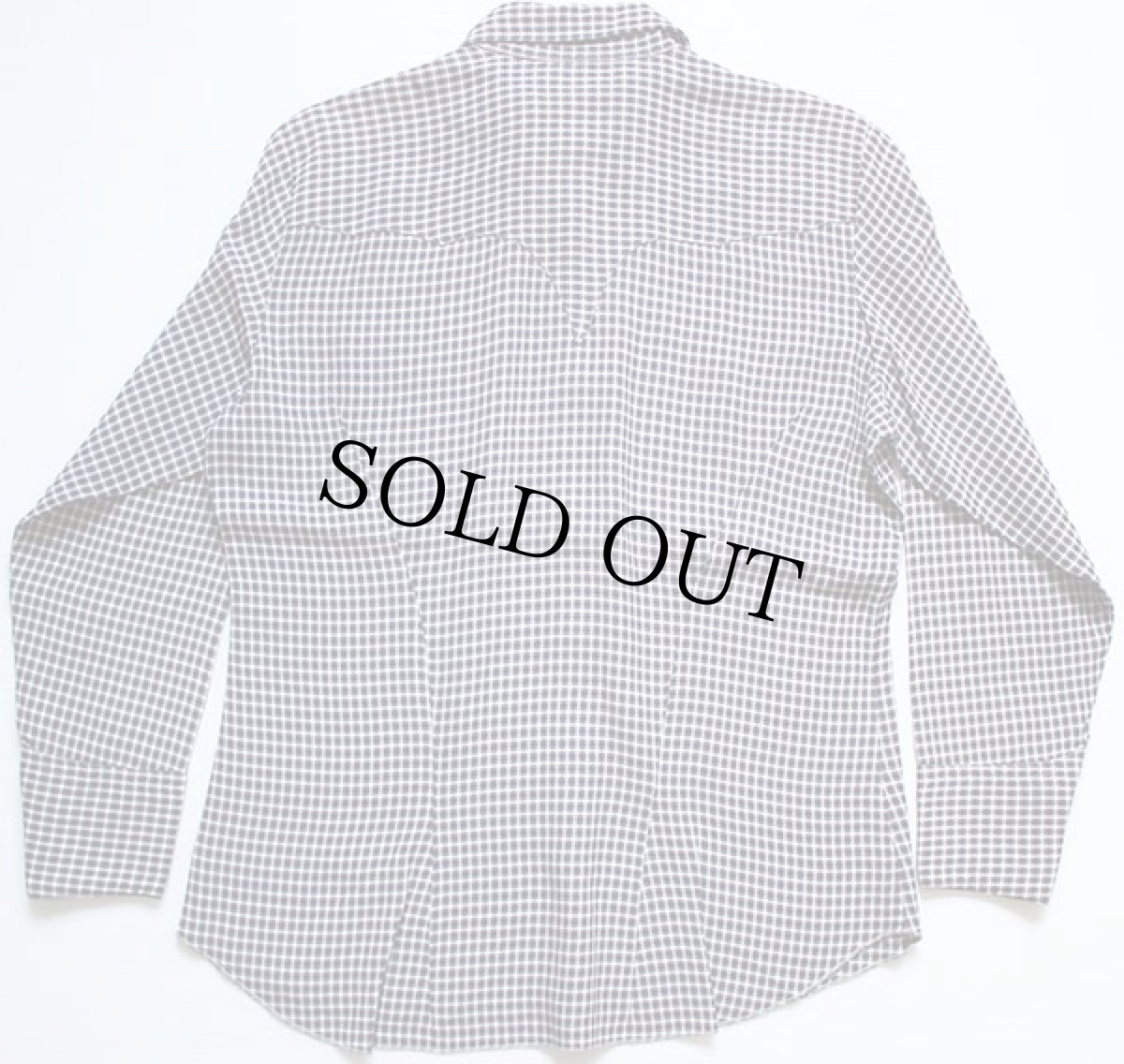 画像2: 50s HBARC チェック レーヨン ウエスタンシャツ (2)