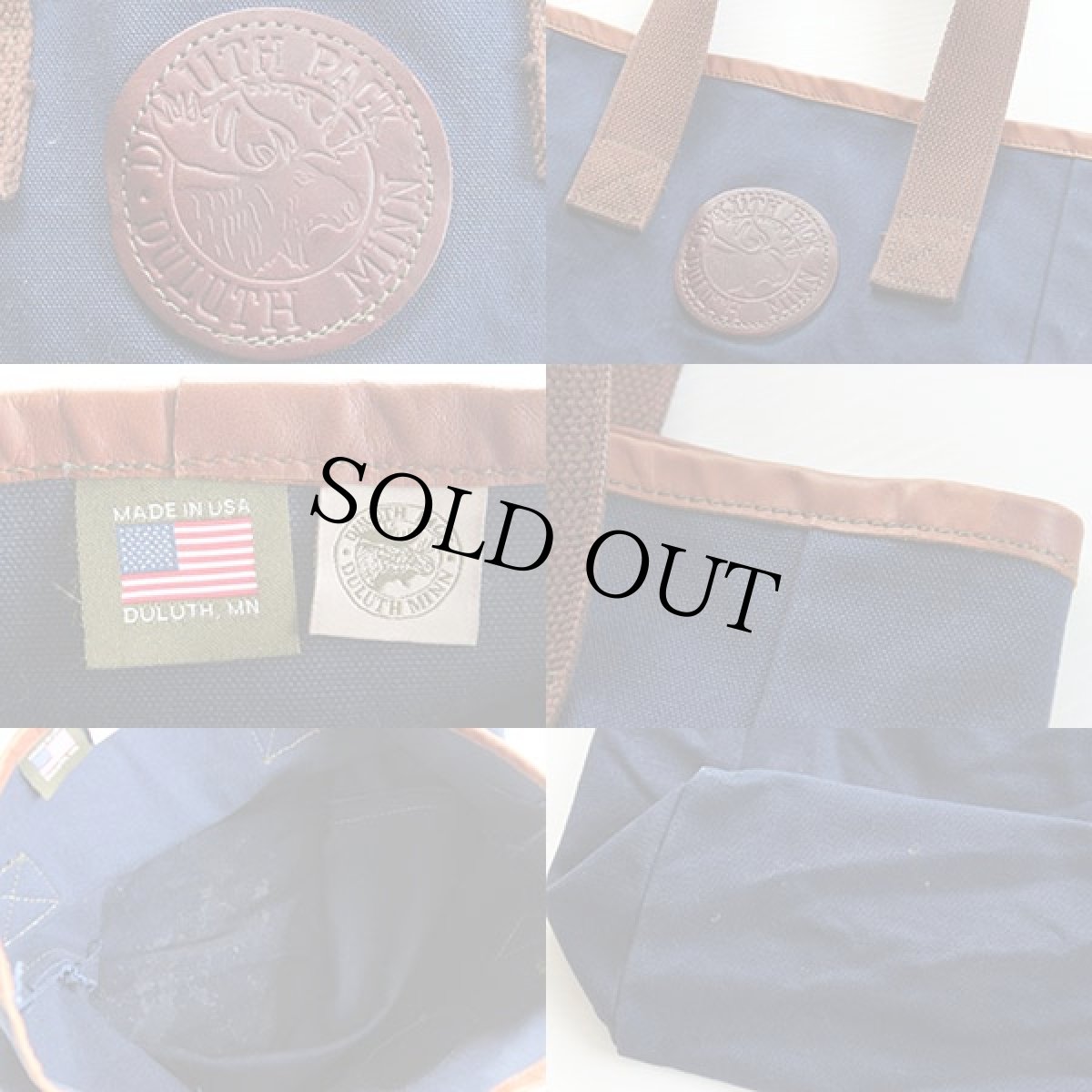 画像3: USA製 DULUTH PACKダルースパック キャンバス トートバッグ (3)