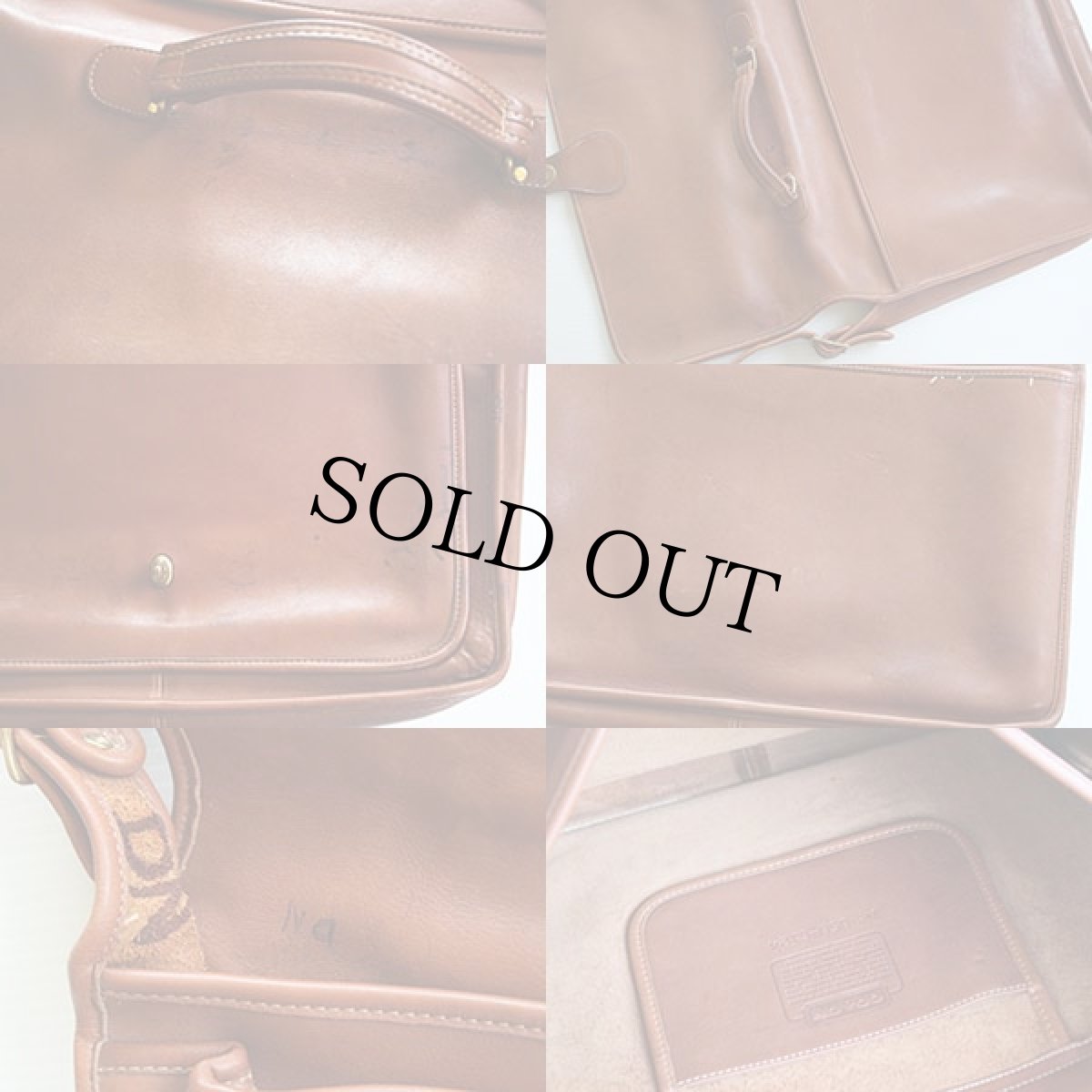 画像3: USA製 COACH オールド コーチ 2WAY レザー ブリーフケース★6124 (3)