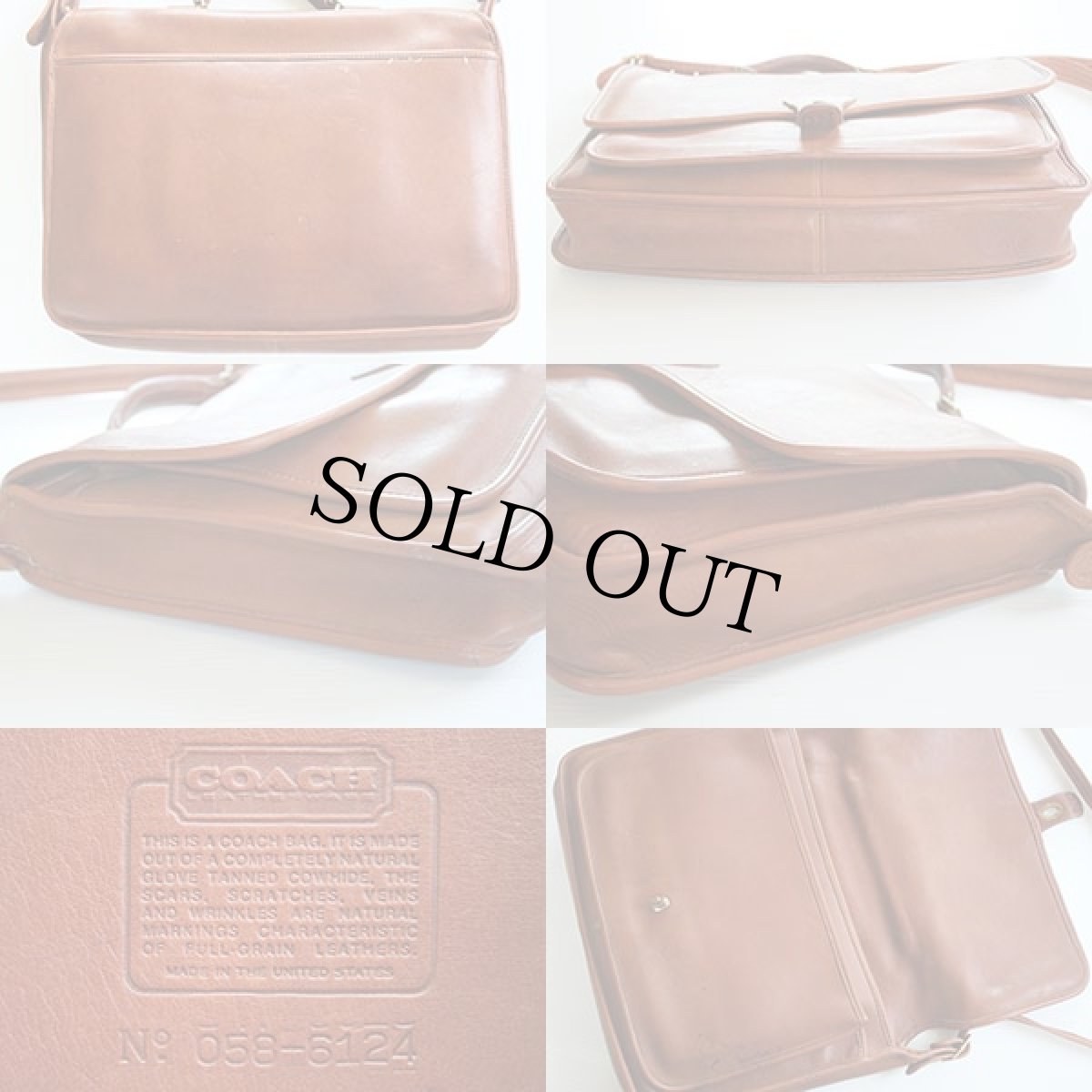 画像2: USA製 COACH オールド コーチ 2WAY レザー ブリーフケース★6124 (2)