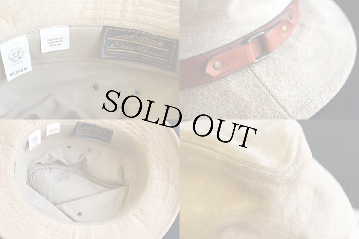 画像3: 80s USA製 EddieBauerエディーバウアー スエードレザーハット M (3)