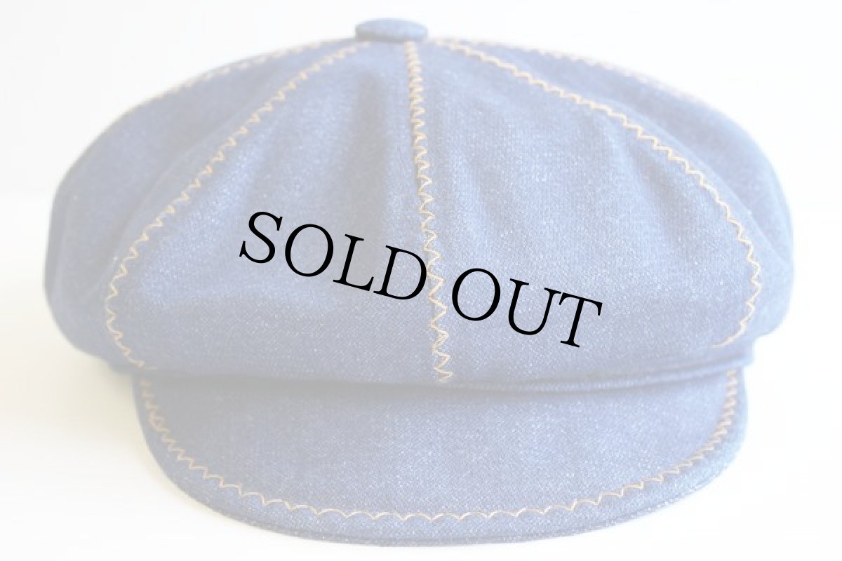 画像2: USA製 NEW YORK HAT デニム キャスケット L (2)