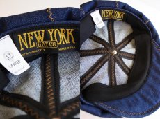 画像3: USA製 NEW YORK HAT デニム キャスケット L (3)