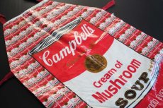 画像1: 80s Campbell's SOUP キャンベル スープ 総柄 エプロン★アンディウォーホル (1)