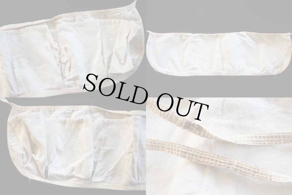 画像3: ビンテージ キャンバス ワークエプロン 生成り (3)