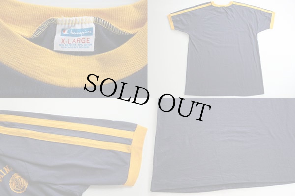 画像3: 70s USA製 Championチャンピオン MINNESOTA リンガーTシャツ 紺 XL (3)