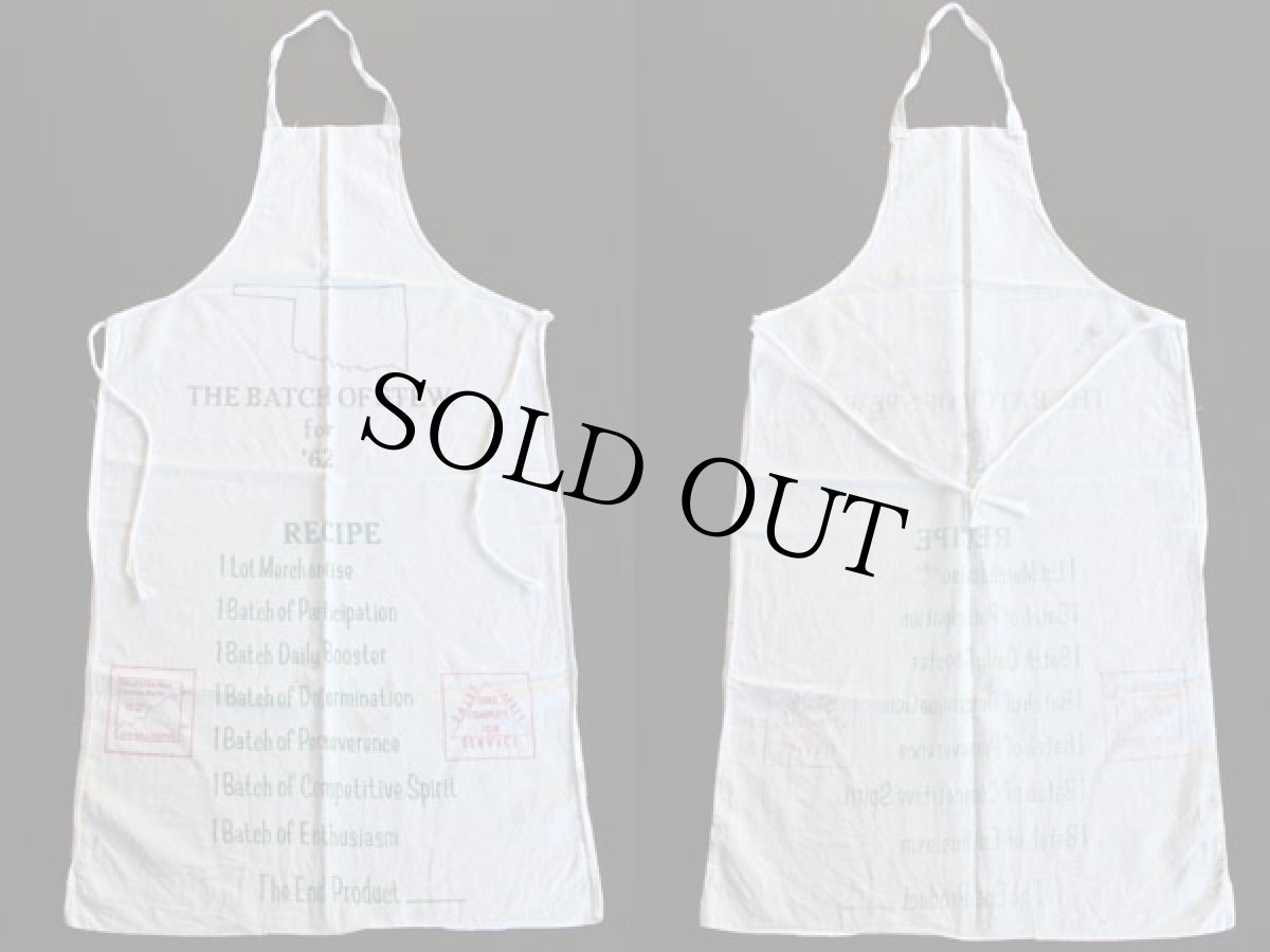 画像2: 60's THE BATCH OF STEW for'62 コットン ワークエプロン (2)