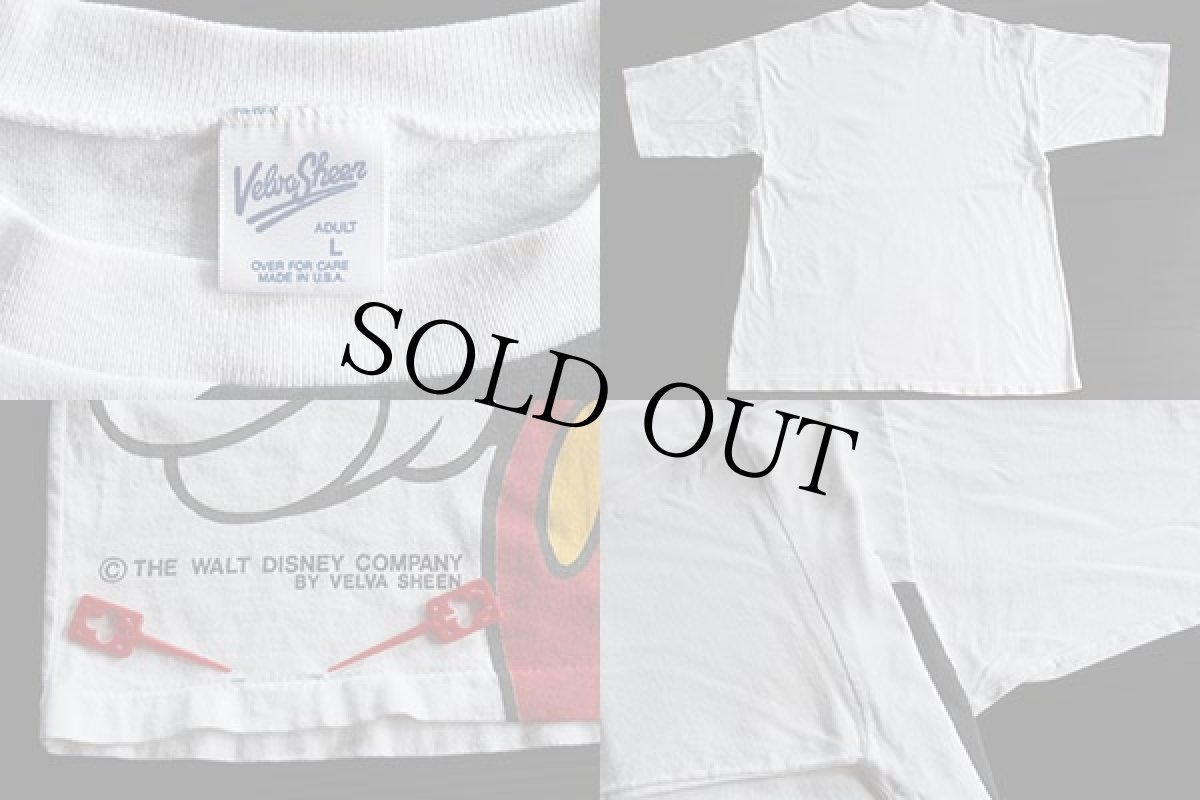 画像3: 90s Velva Sheen ミッキー マウス Tシャツ L (3)