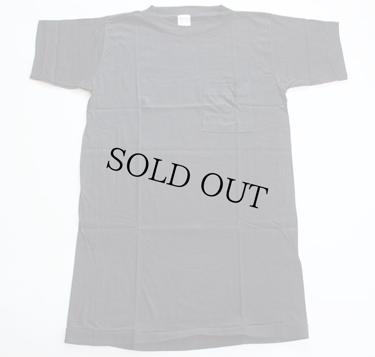 画像2: デッドストック★70s SPALDINGスポルディング パキ綿 ポケットTシャツ 黒 M (2)