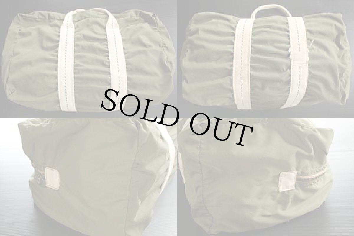 画像2: 50s 米軍 ナイロン パラシュートバッグ★キットバッグ (2)