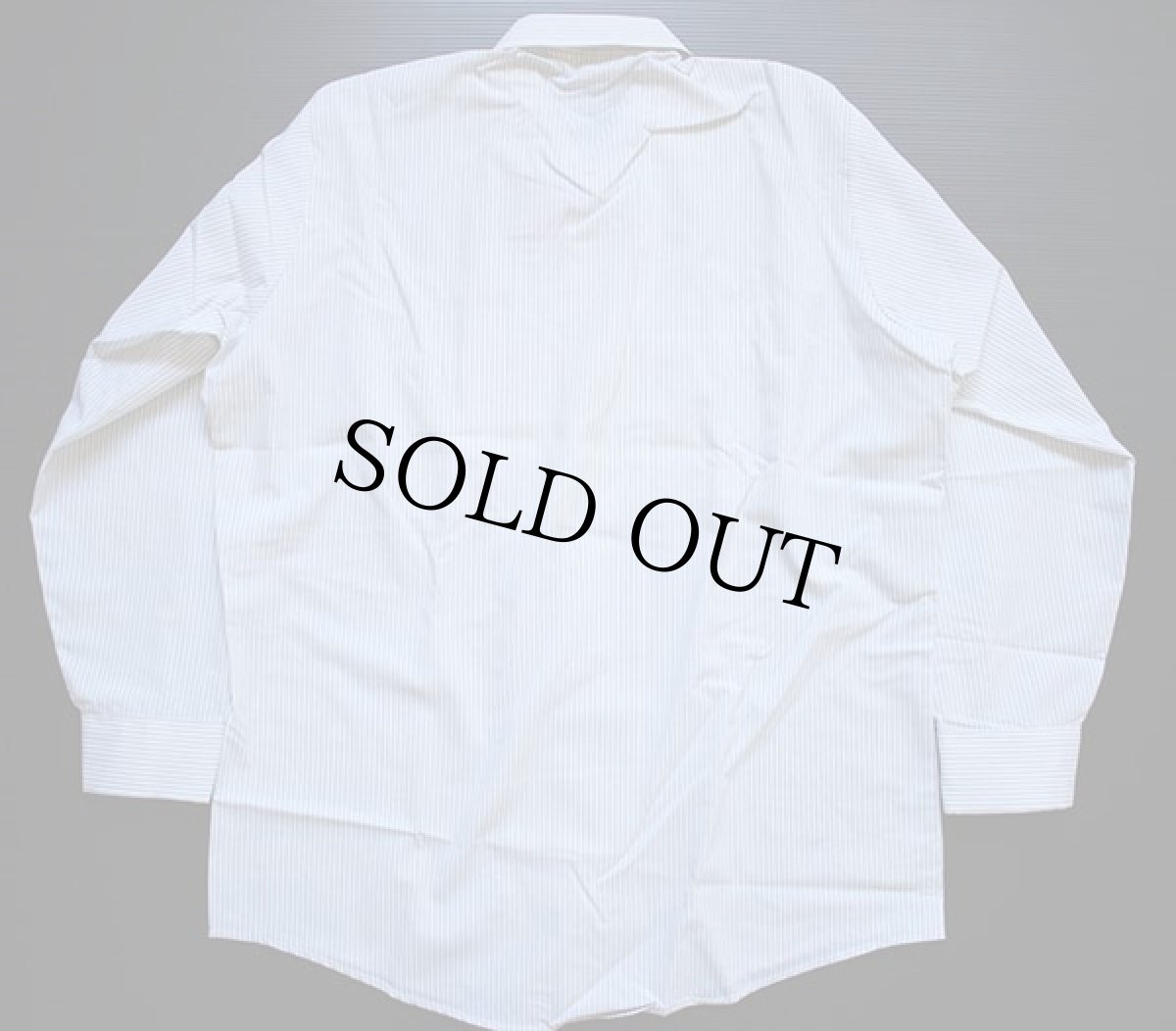 画像3: デッドストック★70s USA製 Unitog 刺繍入り ピンストライプ ワークシャツ (3)