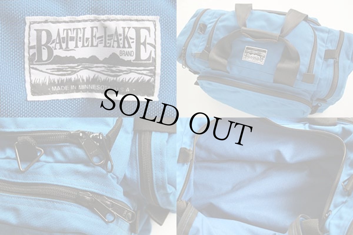 画像3: USA製 BATTLE LAKE ダッフルバッグ 青 (3)