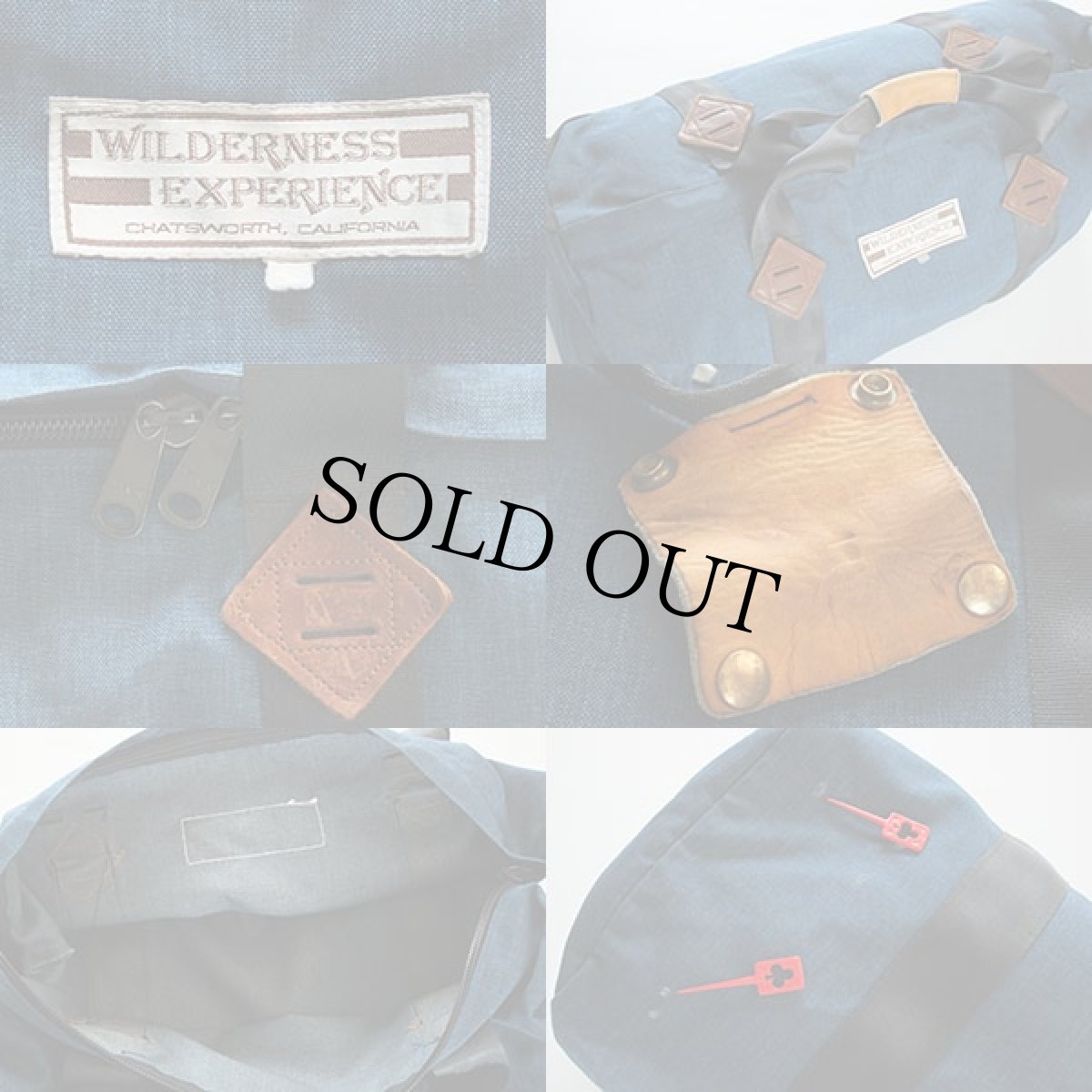 画像3: 70s WILDERNESS EXPERIENCE ダッフルバッグ 紺 (3)