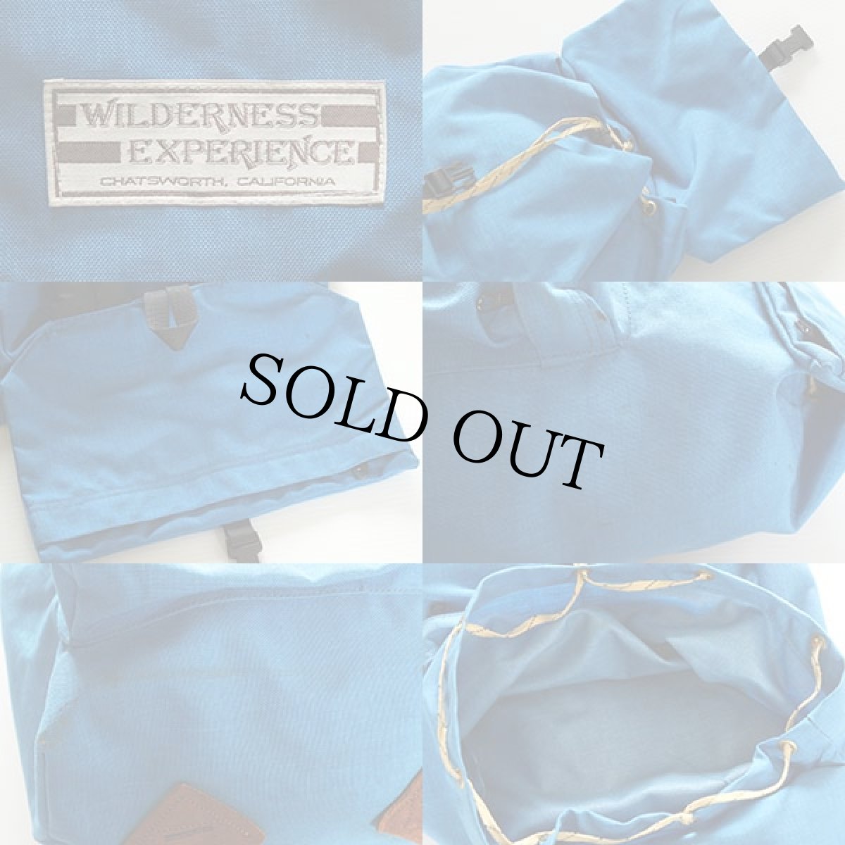 画像3: 80s WILDERNESS EXPERIENCE デイパック 青★リュックサック (3)