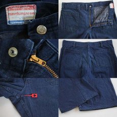 画像3: 70s navdungaree デニム セーラーパンツ w35 (3)