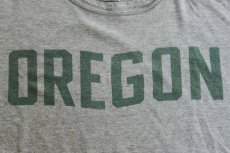 画像5: 70s USA製 Championチャンピオン OREGON 染み込みプリント 88/12 Tシャツ 杢グレー XL (5)